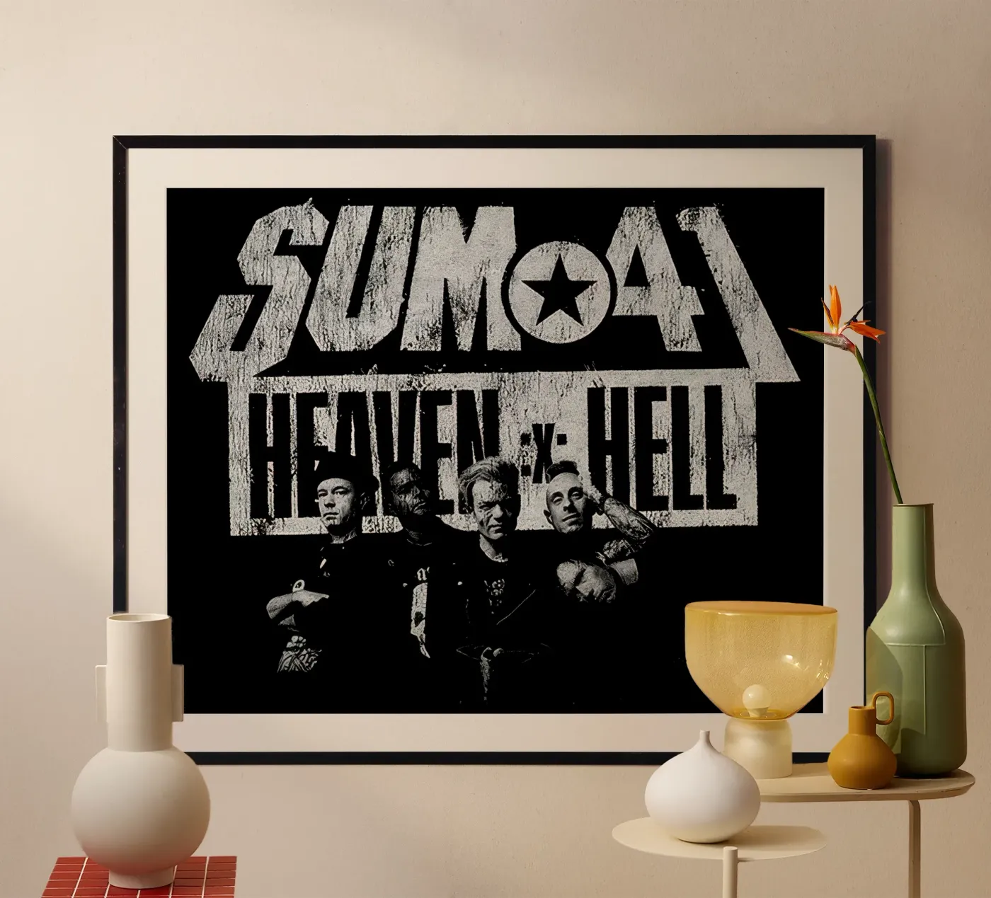Sum 41 Heaven x Hell poster by lindacleveland