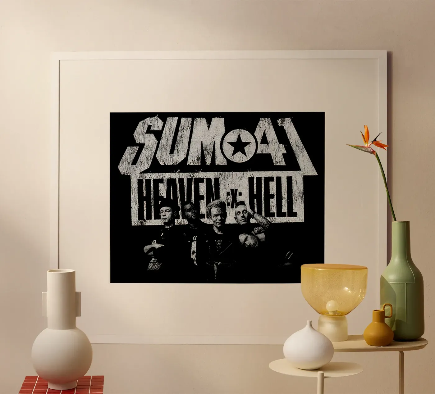 Sum 41 Heaven x Hell poster by lindacleveland