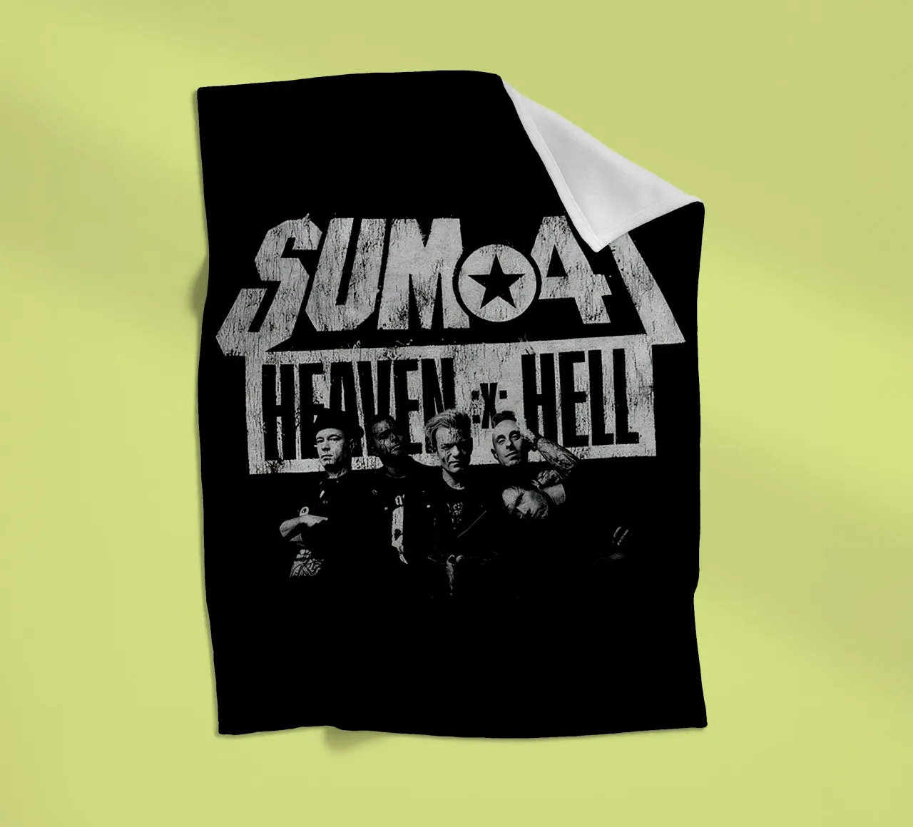 Sum 41 Heaven x Hell fleecedeken van lindacleveland