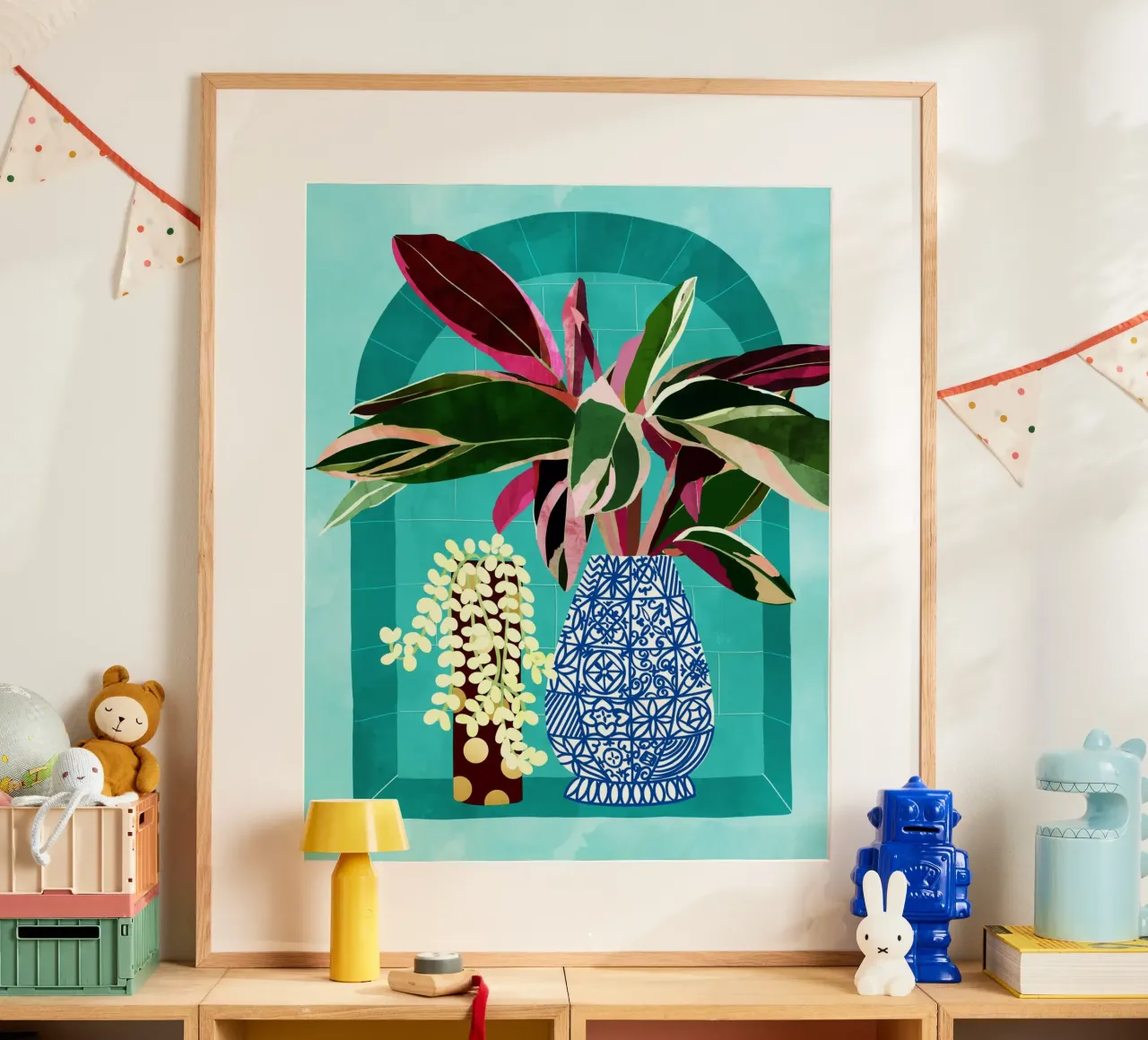 Scaffale marocchino poster con telaio in plastica da 83oranges