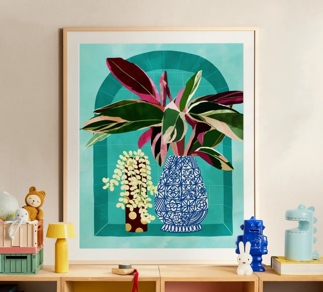 Scaffale marocchino poster con telaio in plastica da 83oranges