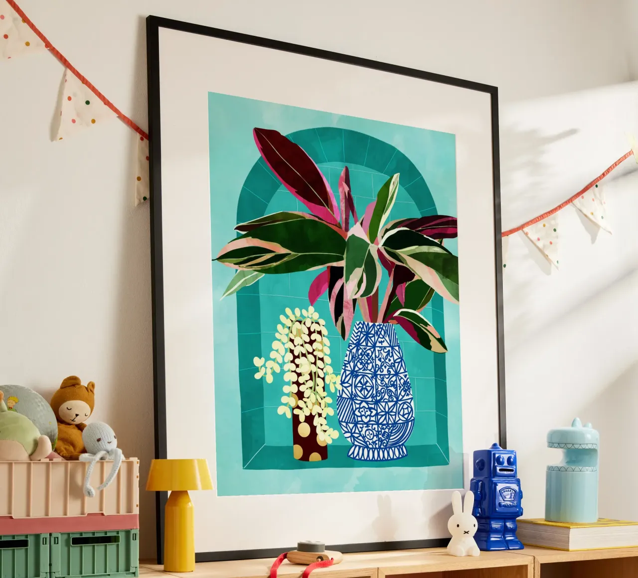 Scaffale marocchino poster con telaio in plastica da 83oranges