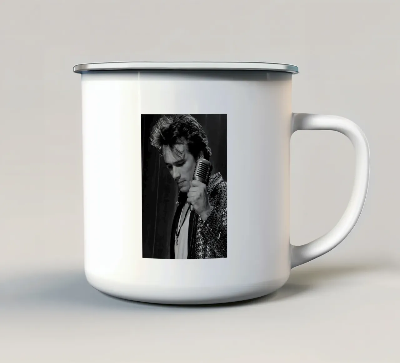 Concerto del cantante d'amore Jeff Buckley tazza in smalto da greskulargenama