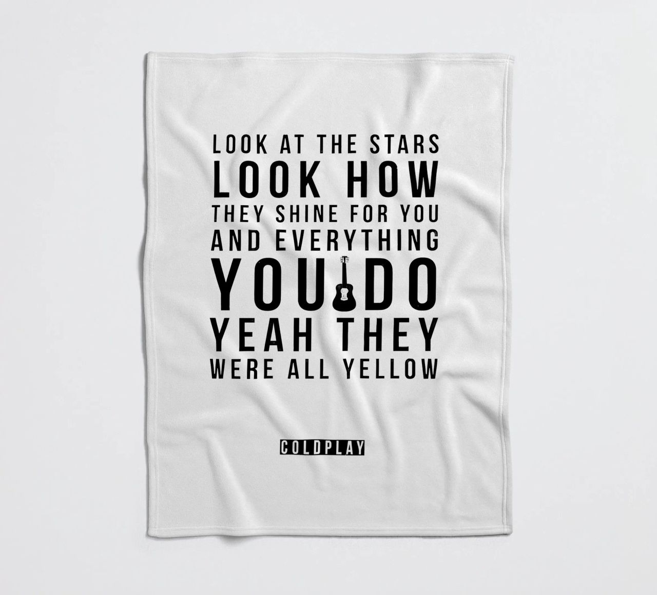 Look how they Shine coperta in pile da Attaboy Dsgn