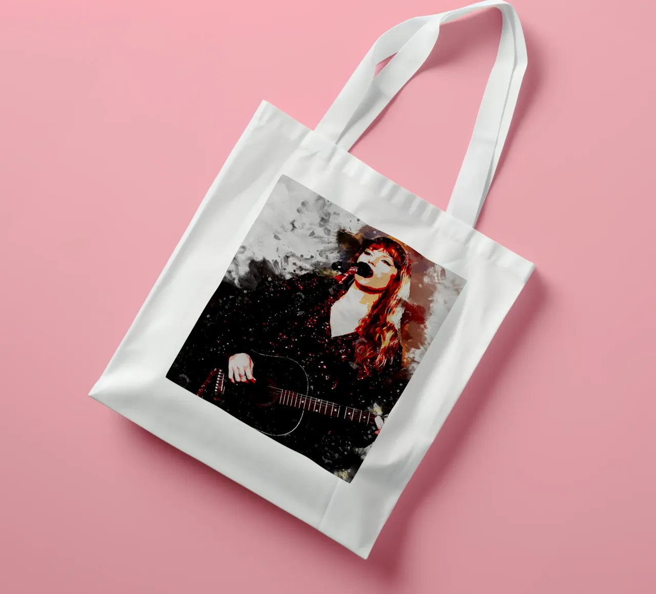 Sbaffo di Taylor Swift borsa in juta da neonartroom