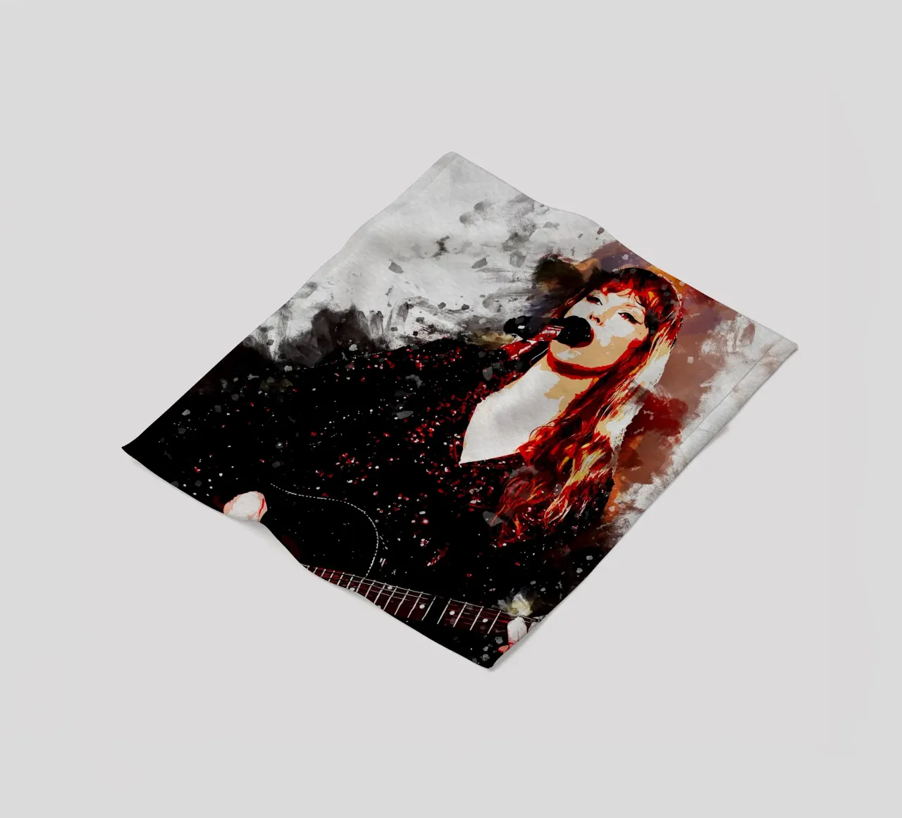 Sbaffo di Taylor Swift coperta in pile da neonartroom