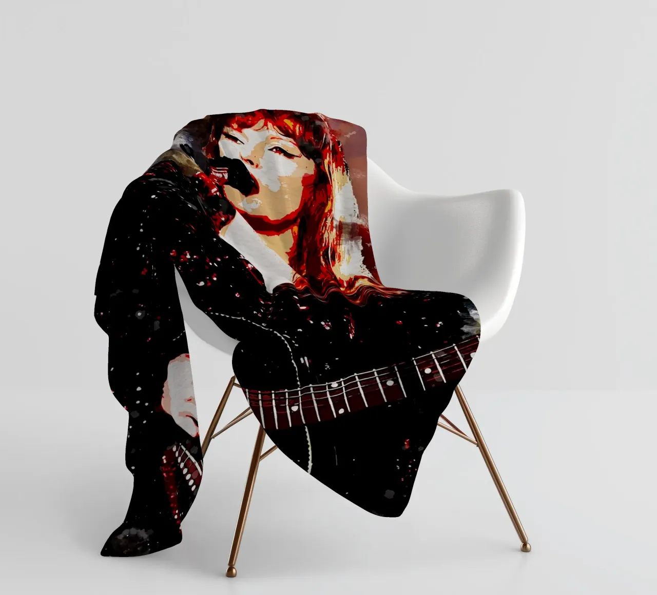 Sbaffo di Taylor Swift coperta in pile da neonartroom