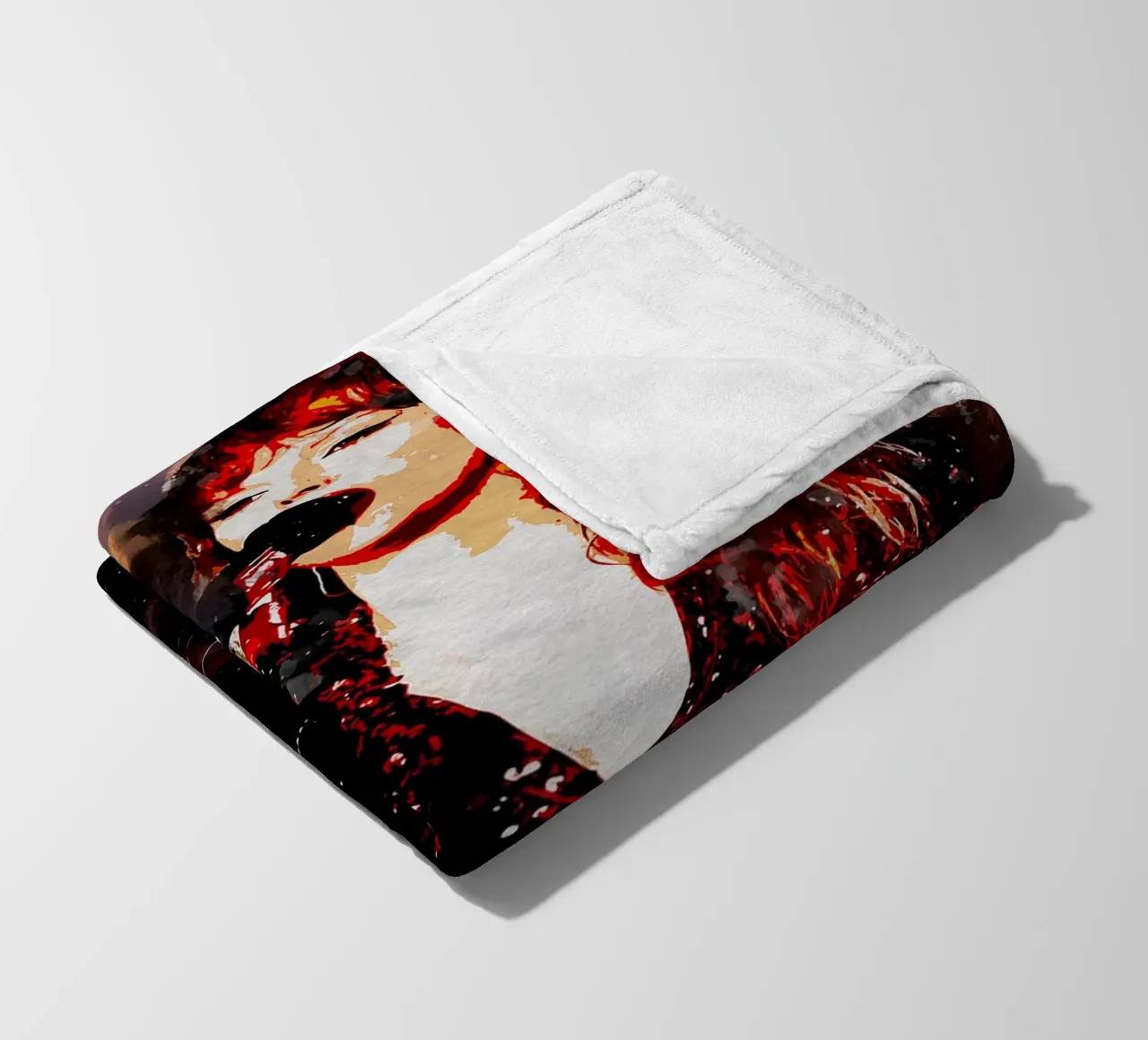 Sbaffo di Taylor Swift coperta in pile da neonartroom
