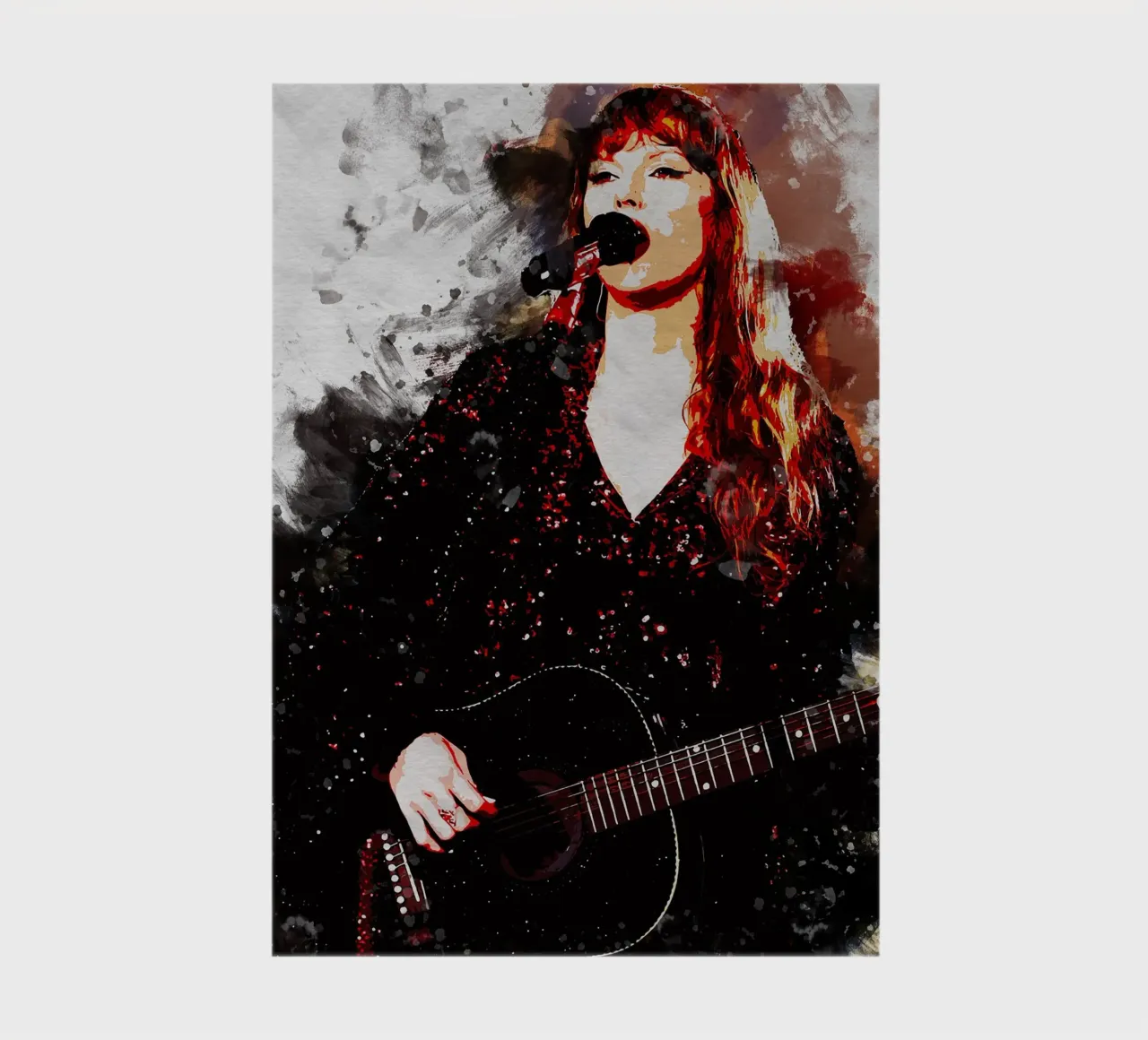 Smudge of Taylor Swift notebook by neonartroom