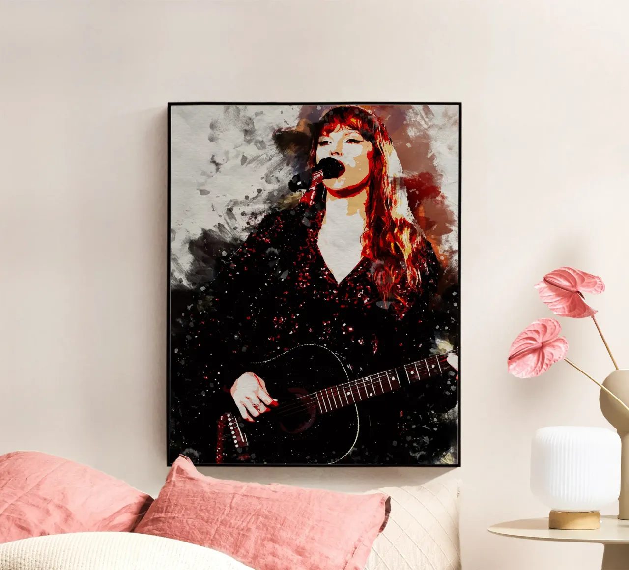 Klecks von Taylor Swift Acryl-Glas von neonartroom