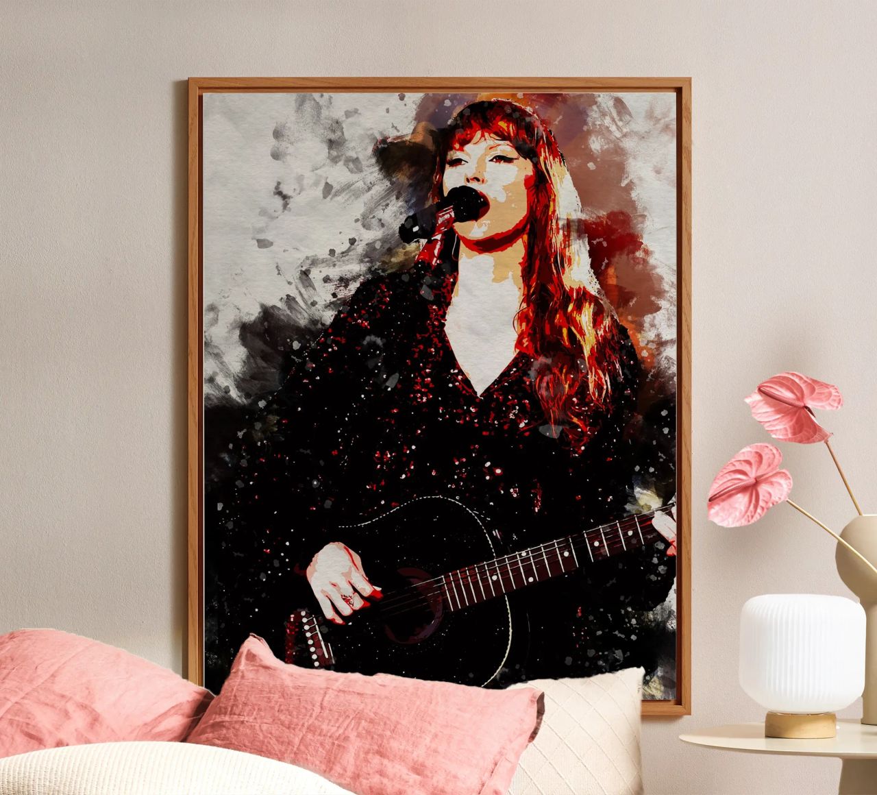 Sbaffo di Taylor Swift alluminio dibond da neonartroom