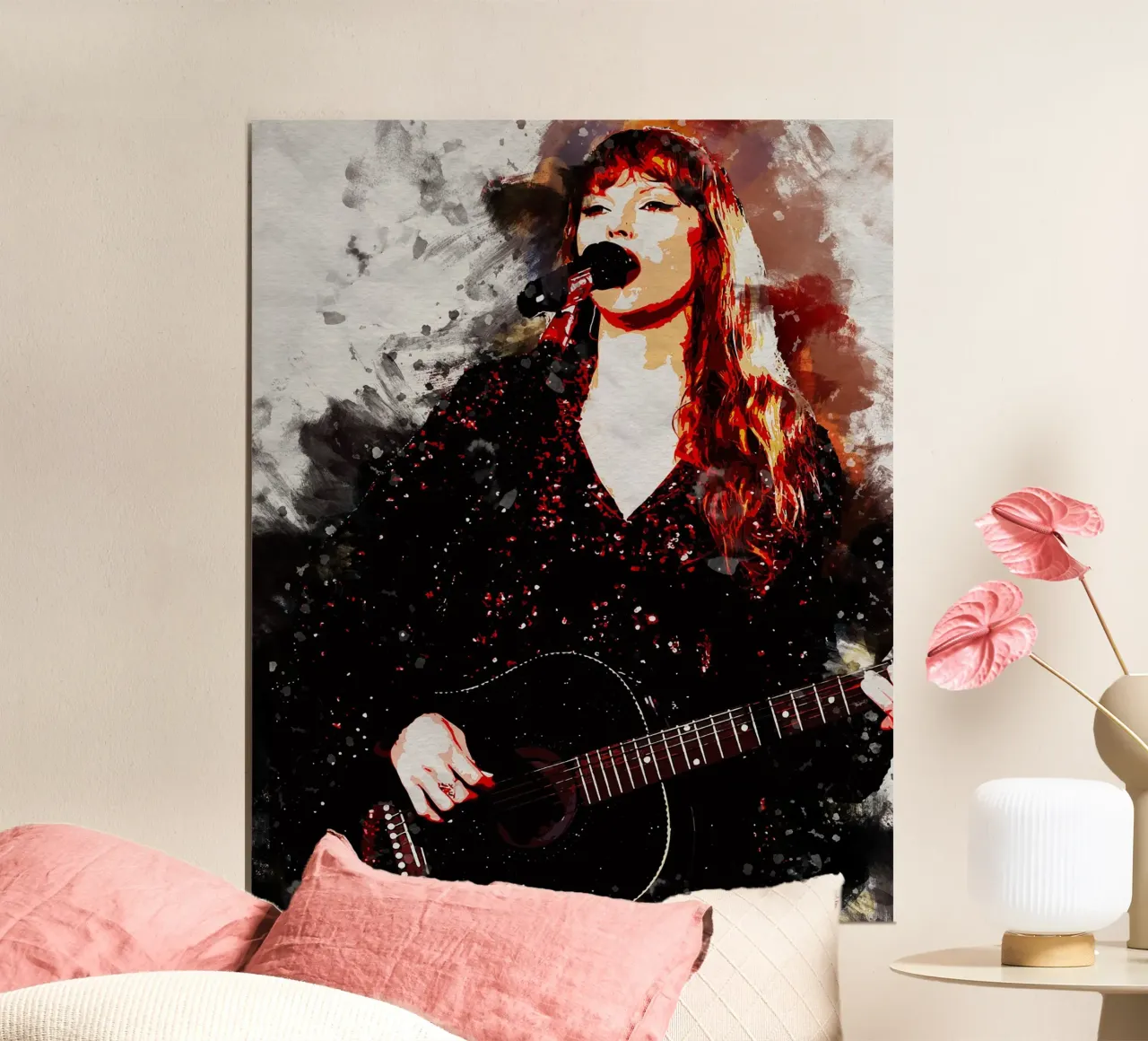 Mancha de Taylor Swift hahnemühle de neonartroom