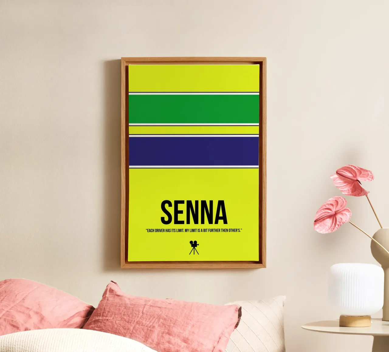 Senna tela con Cornice a cassetta da Naxart