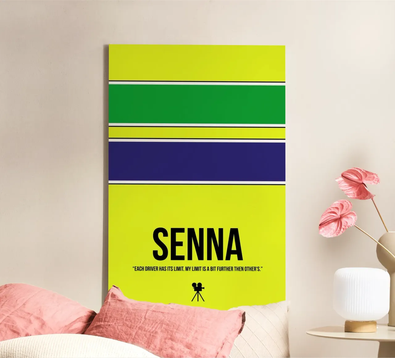 Senna tela con Cornice a cassetta da Naxart