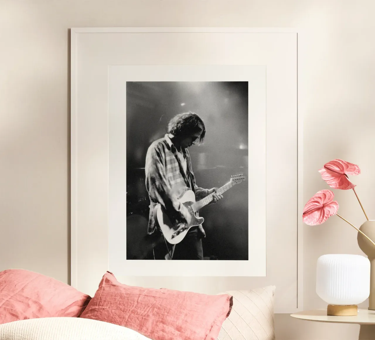 Miglior concerto per chitarra Jeff Buckley poster con telaio in plastica da greskulargenama
