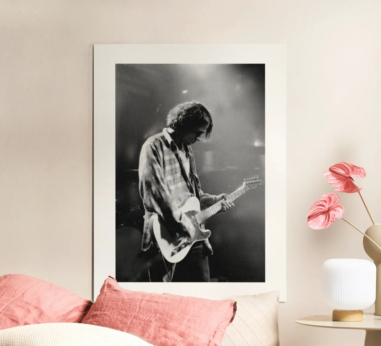 Miglior concerto per chitarra Jeff Buckley poster con telaio in plastica da greskulargenama