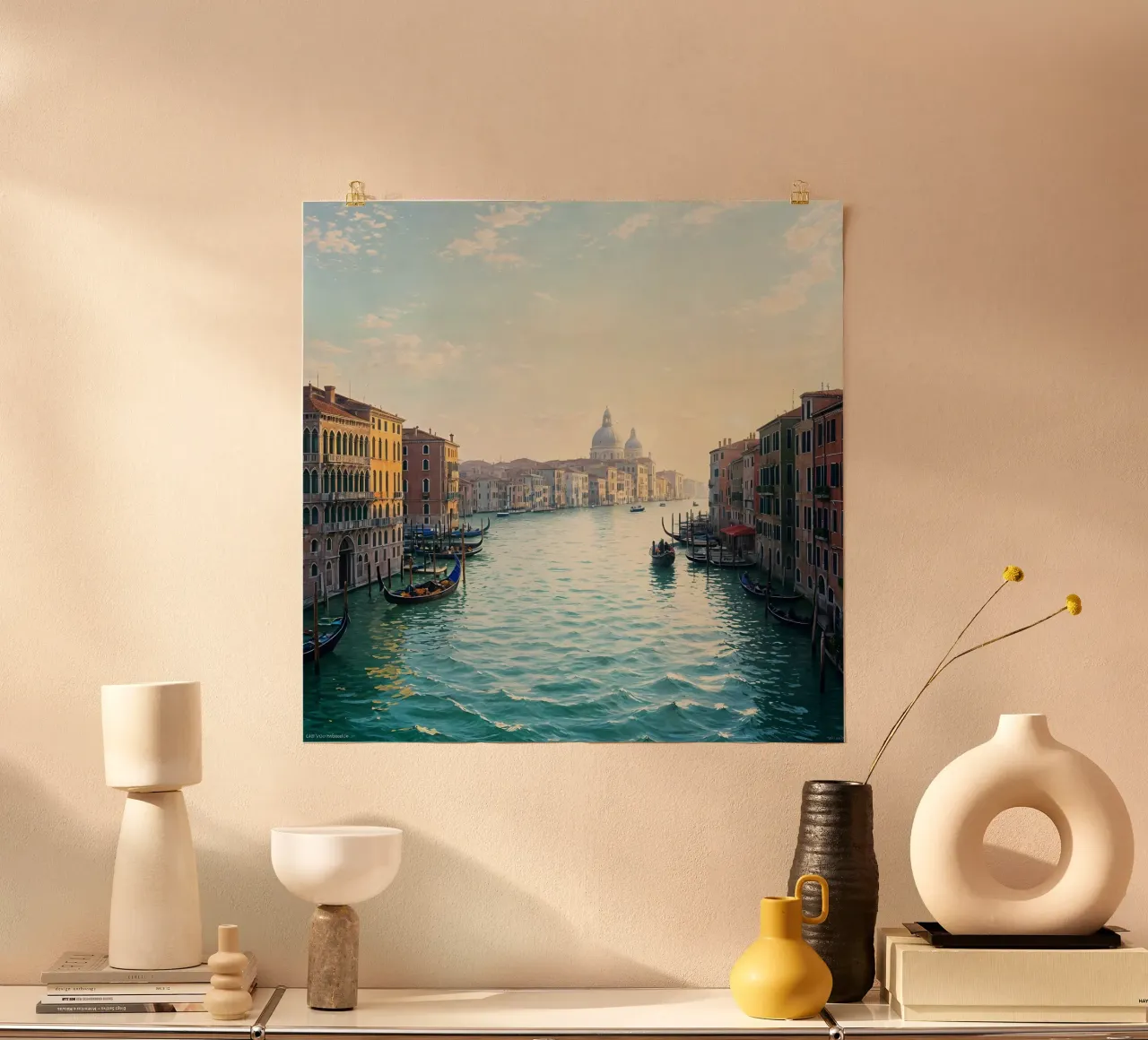 Impressioni di Venezia poster con telaio in plastica da Anita's Dream