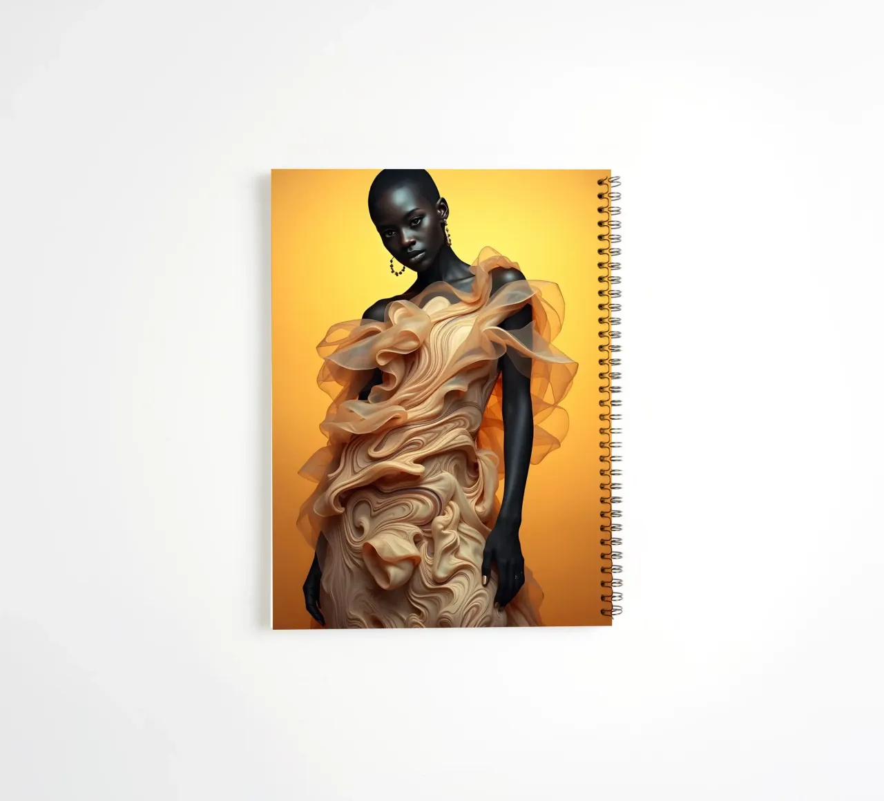 Latte Fashion spiral notebook by Anita's Dream