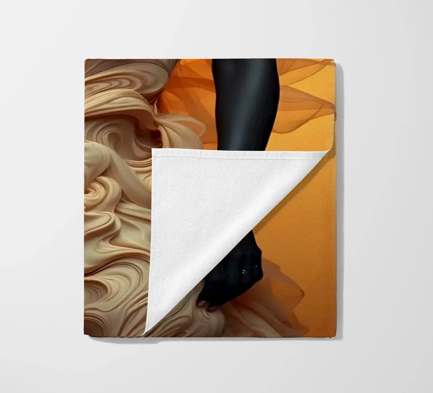 Latte Fashion beach towel by Anita's Dream