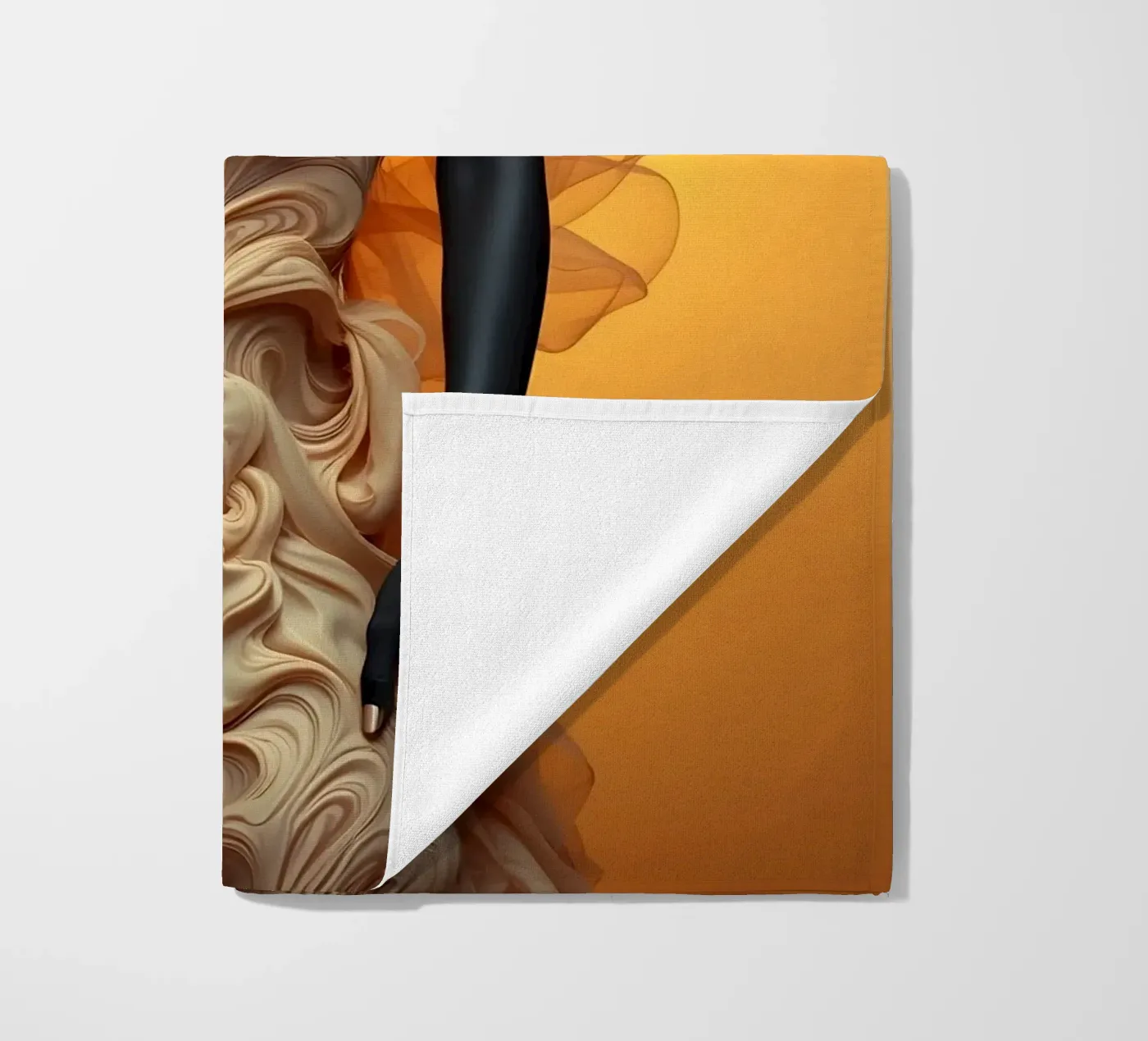 Latte Fashion beach towel by Anita's Dream