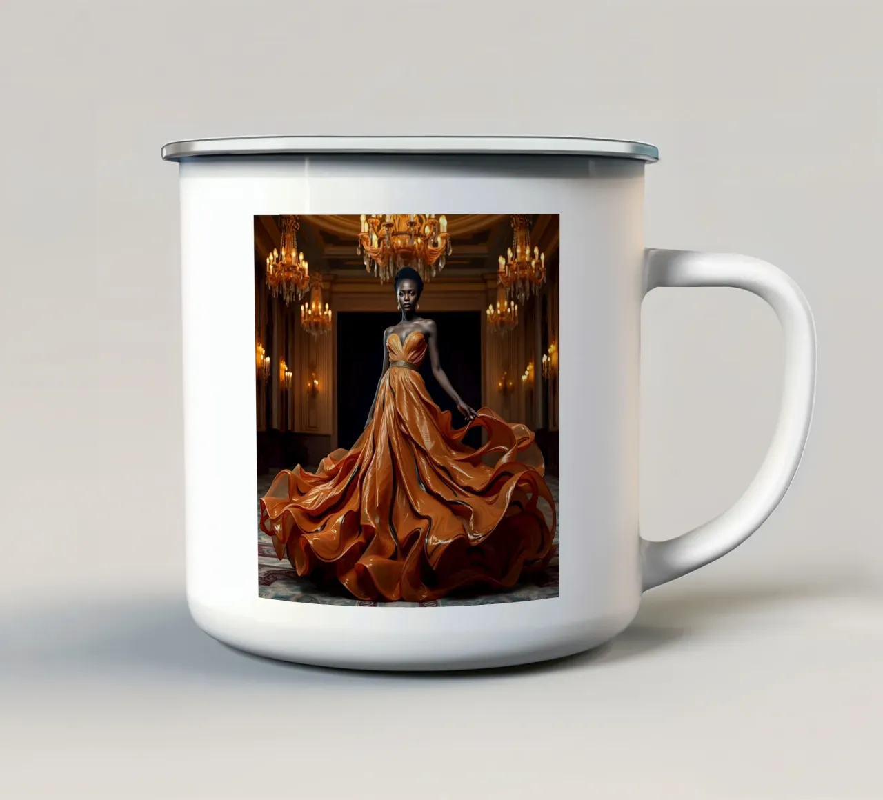 Abito di caffè tazza in smalto da Anita's Dream