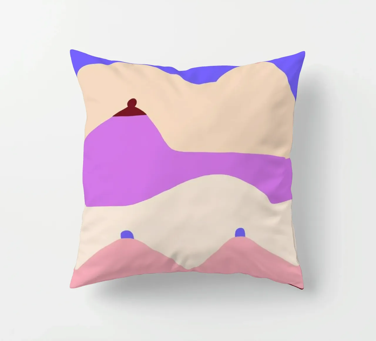 Boobscape cuscino da Maren Gross