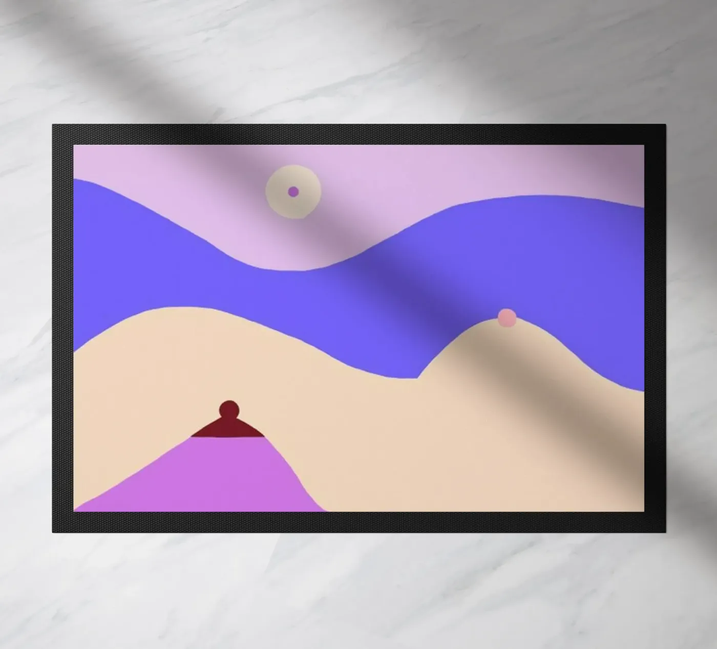 Boobscape deurmat van Maren Gross