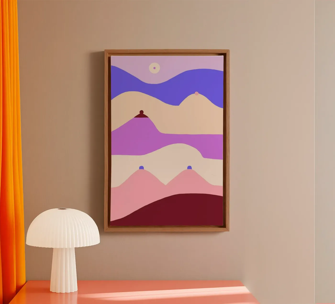 Boobscape tela da Maren Gross