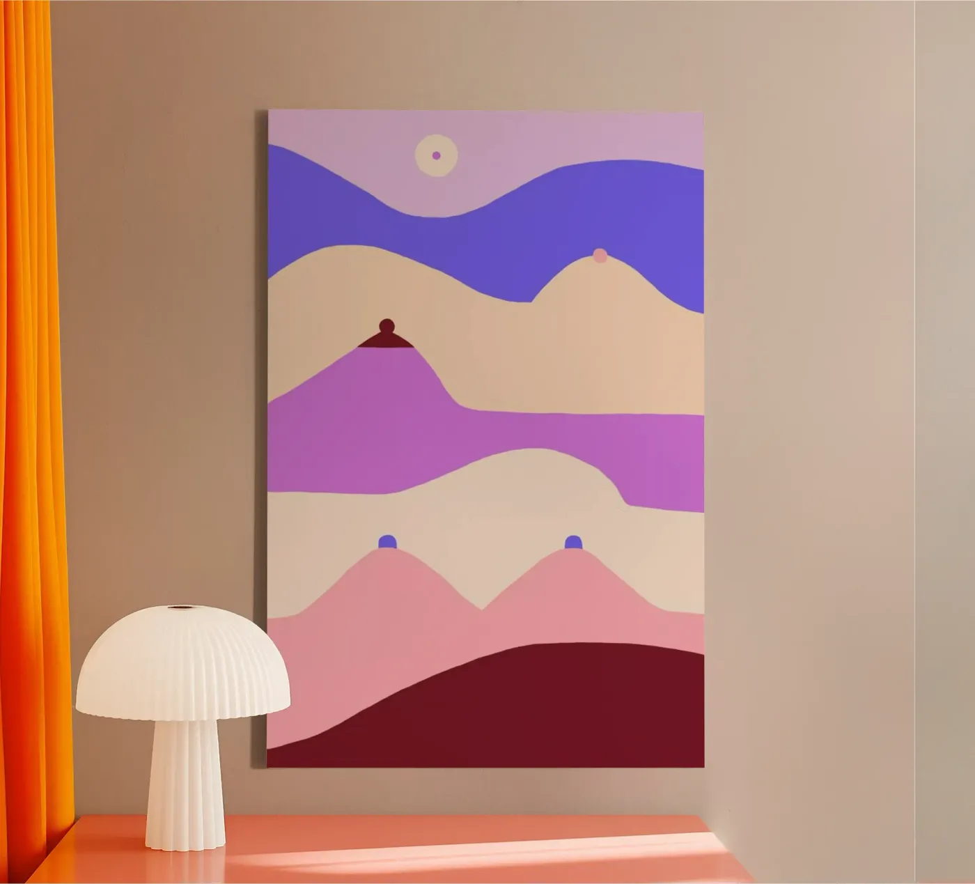 Boobscape tela da Maren Gross