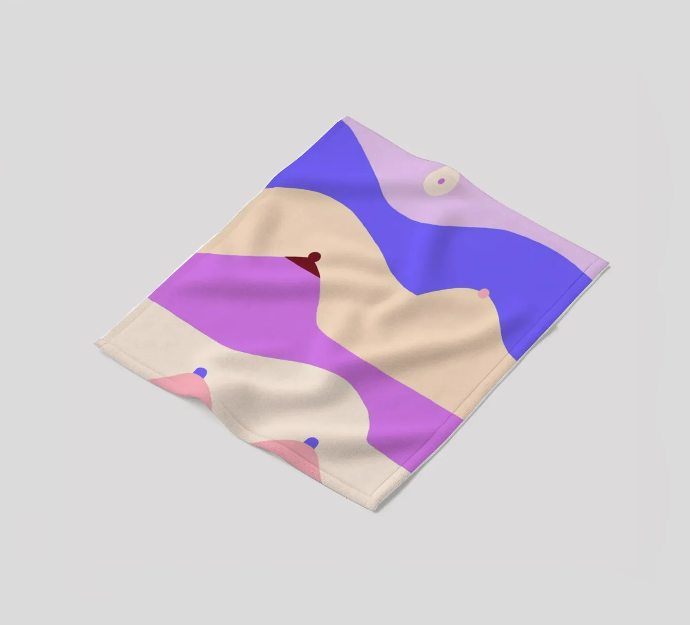 Boobscape Fleecedecke von Maren Gross