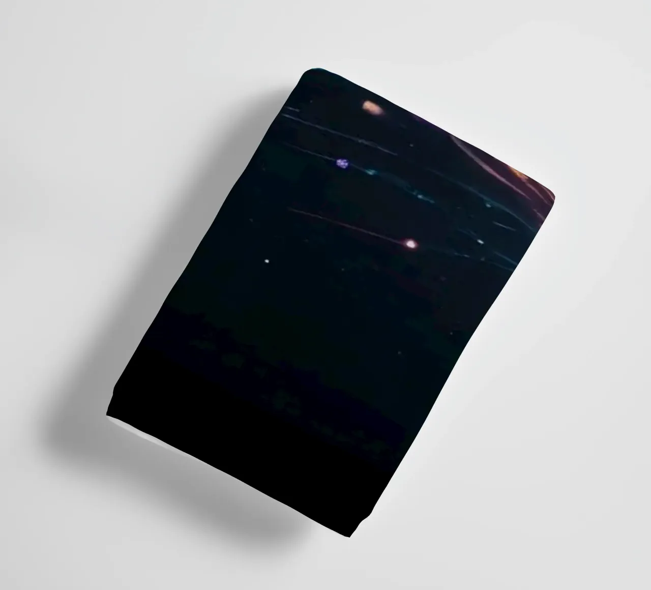 abbstract design with vibrant streaks of color towel by DesignDoodle