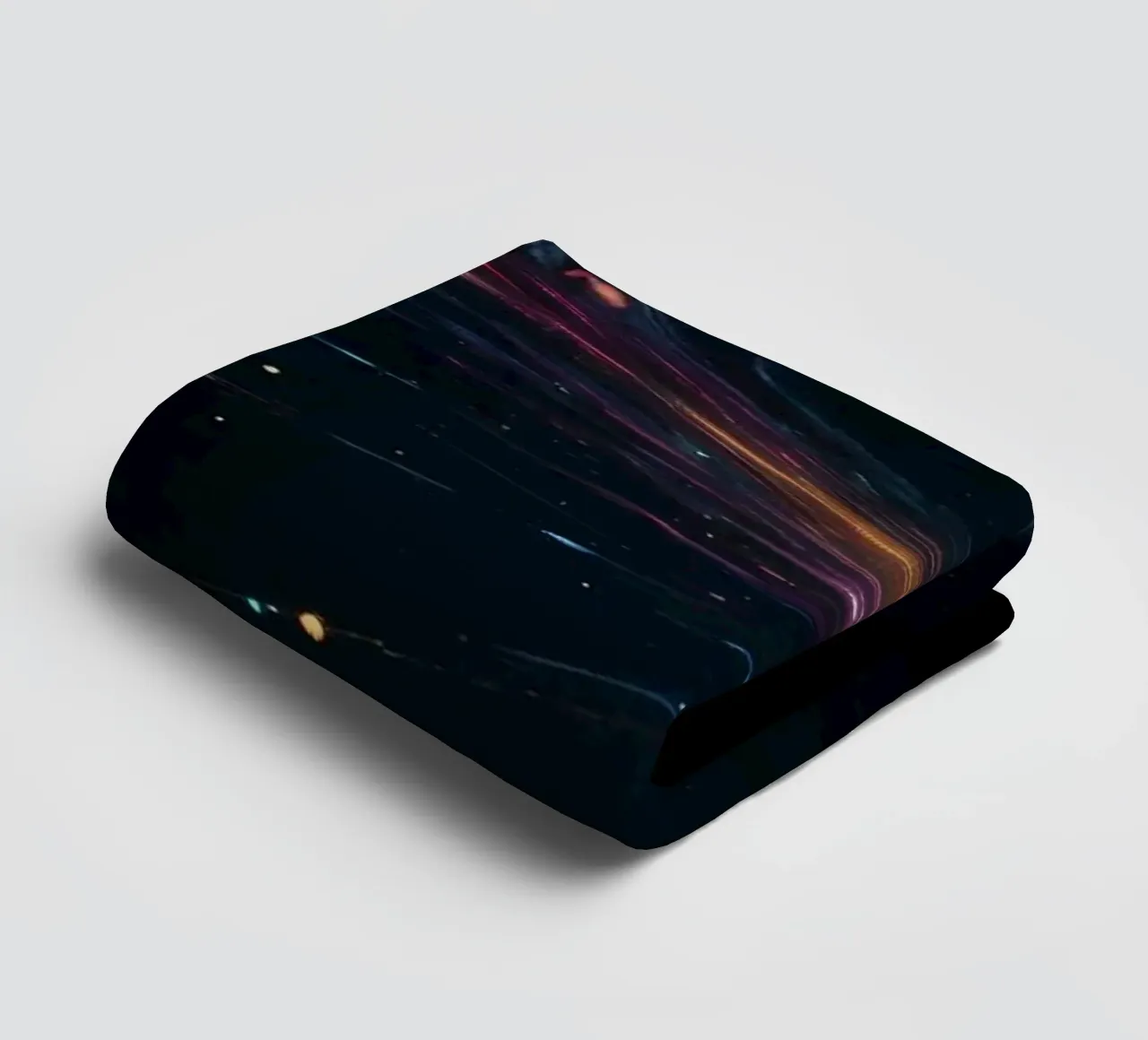 abbstract design with vibrant streaks of color towel by DesignDoodle