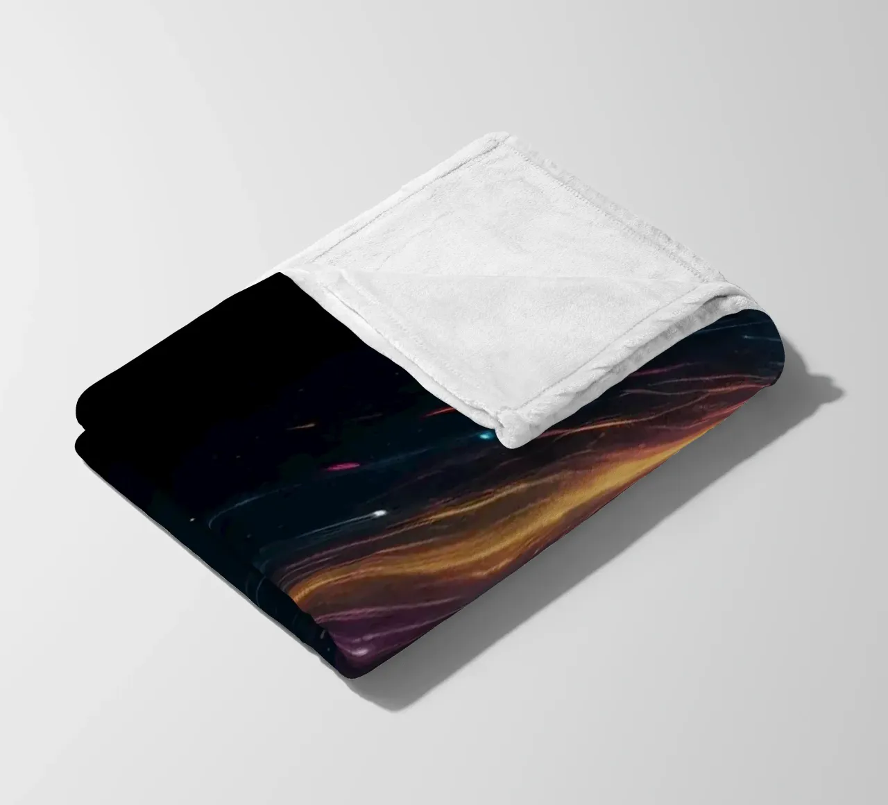 design astratto con vibranti striature di colore coperta in pile da DesignDoodle