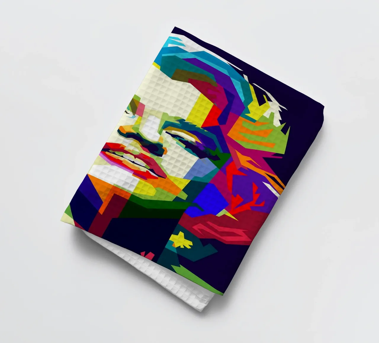 Marilyn Monroe Iconic Actress WPAP Trending Now tea towel by Artkreator