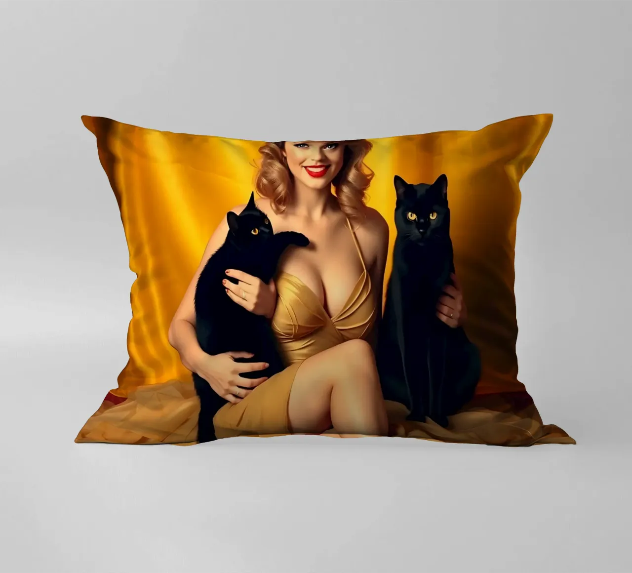 Amico gatto cuscino da Anita's Dream