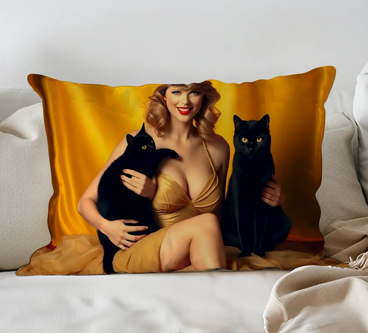 Amico gatto cuscino da Anita's Dream
