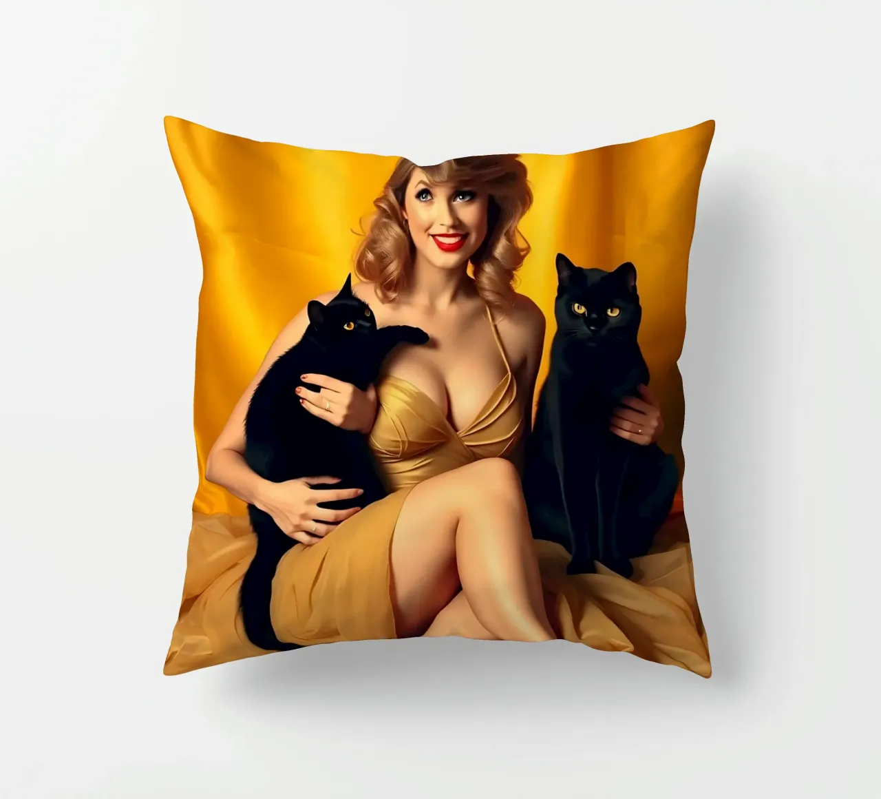 Amico gatto cuscino da Anita's Dream