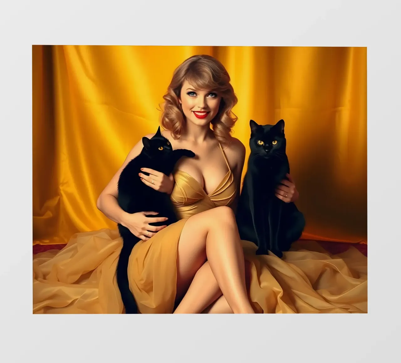Amico gatto telo in pvc da Anita's Dream