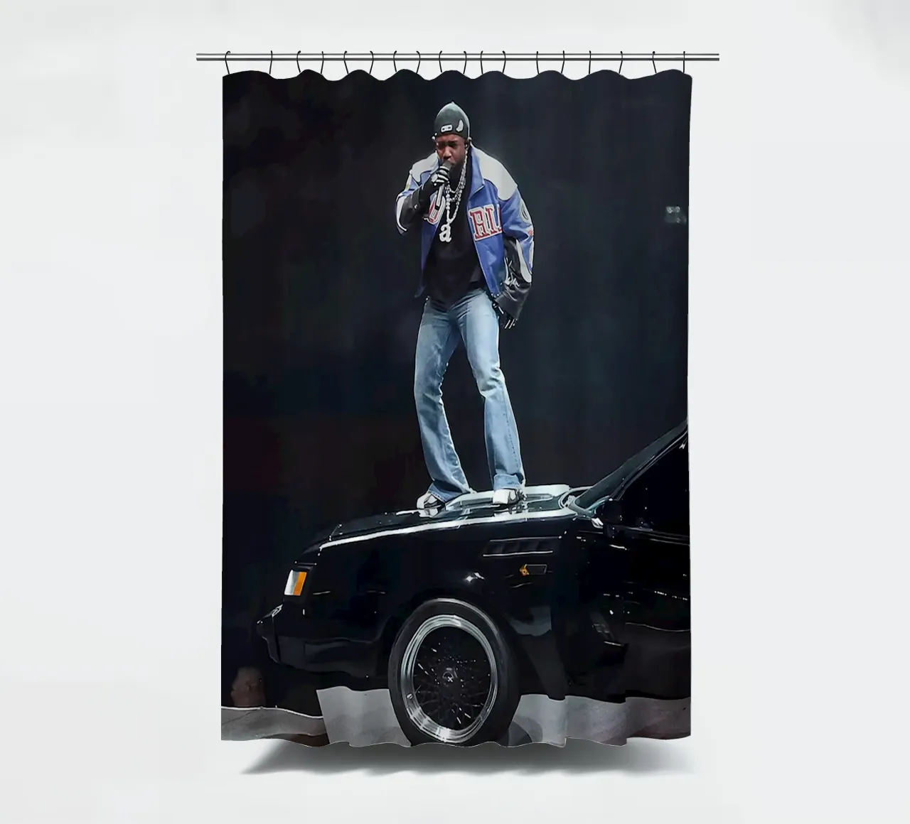 Kendrick Lamar tenda da doccia da Attaboy Dsgn