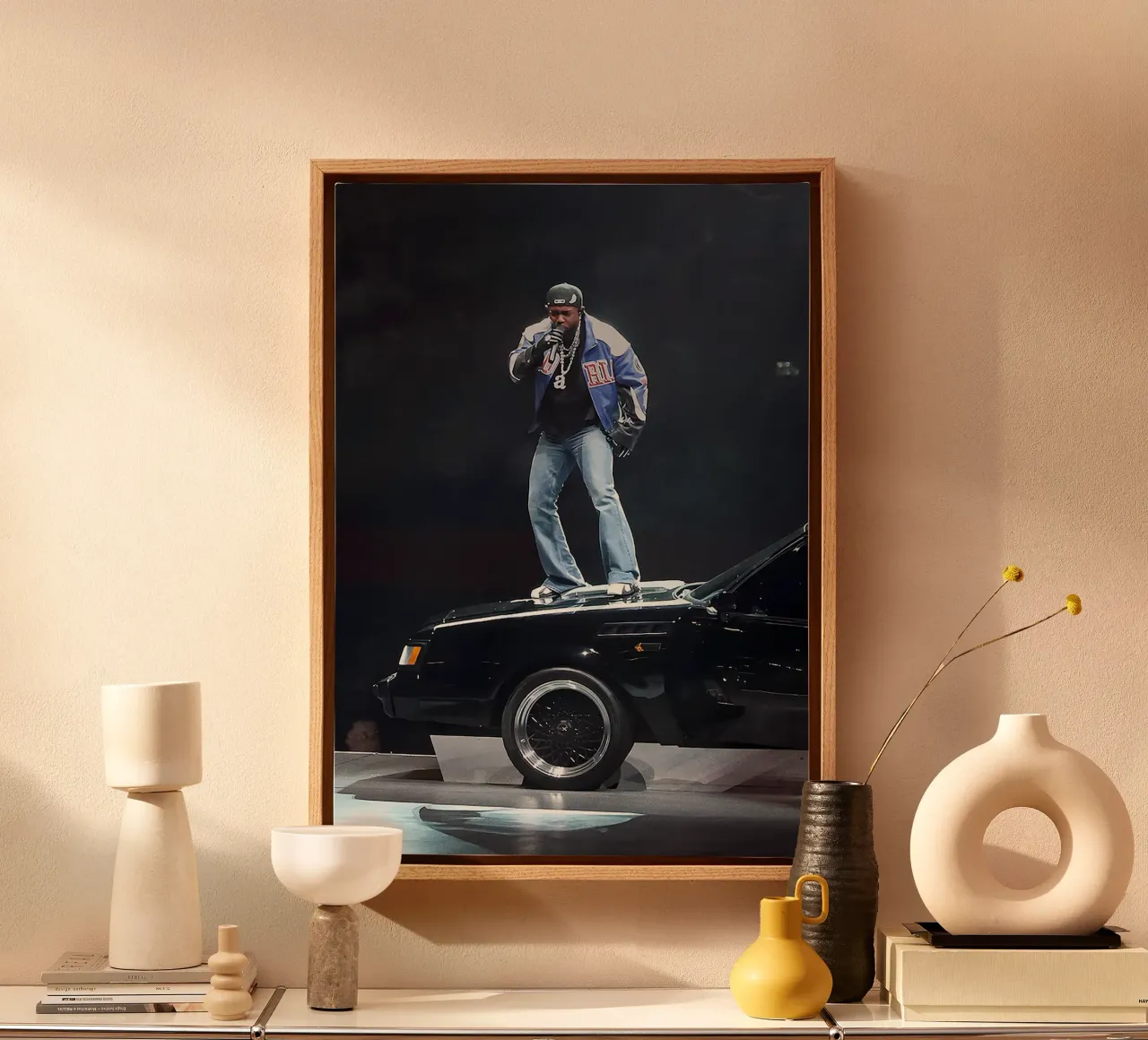 Kendrick Lamar tela con Cornice a cassetta da Attaboy Dsgn
