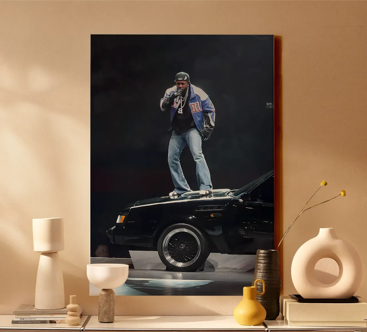 Kendrick Lamar tela con Cornice a cassetta da Attaboy Dsgn