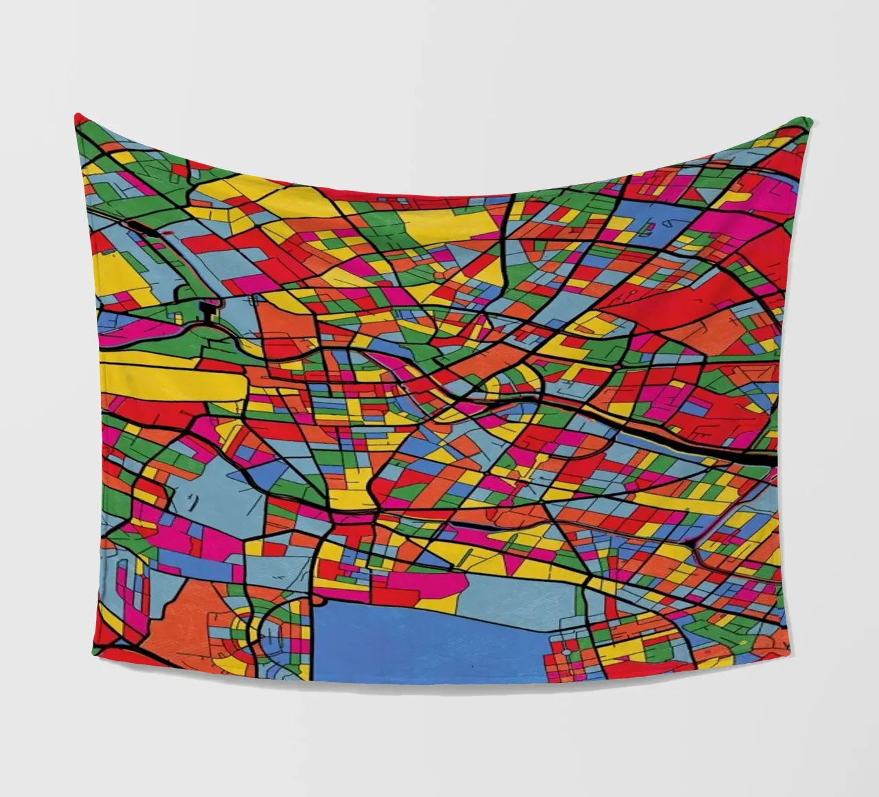 Berlin fleecedeken van The Cartography Collection