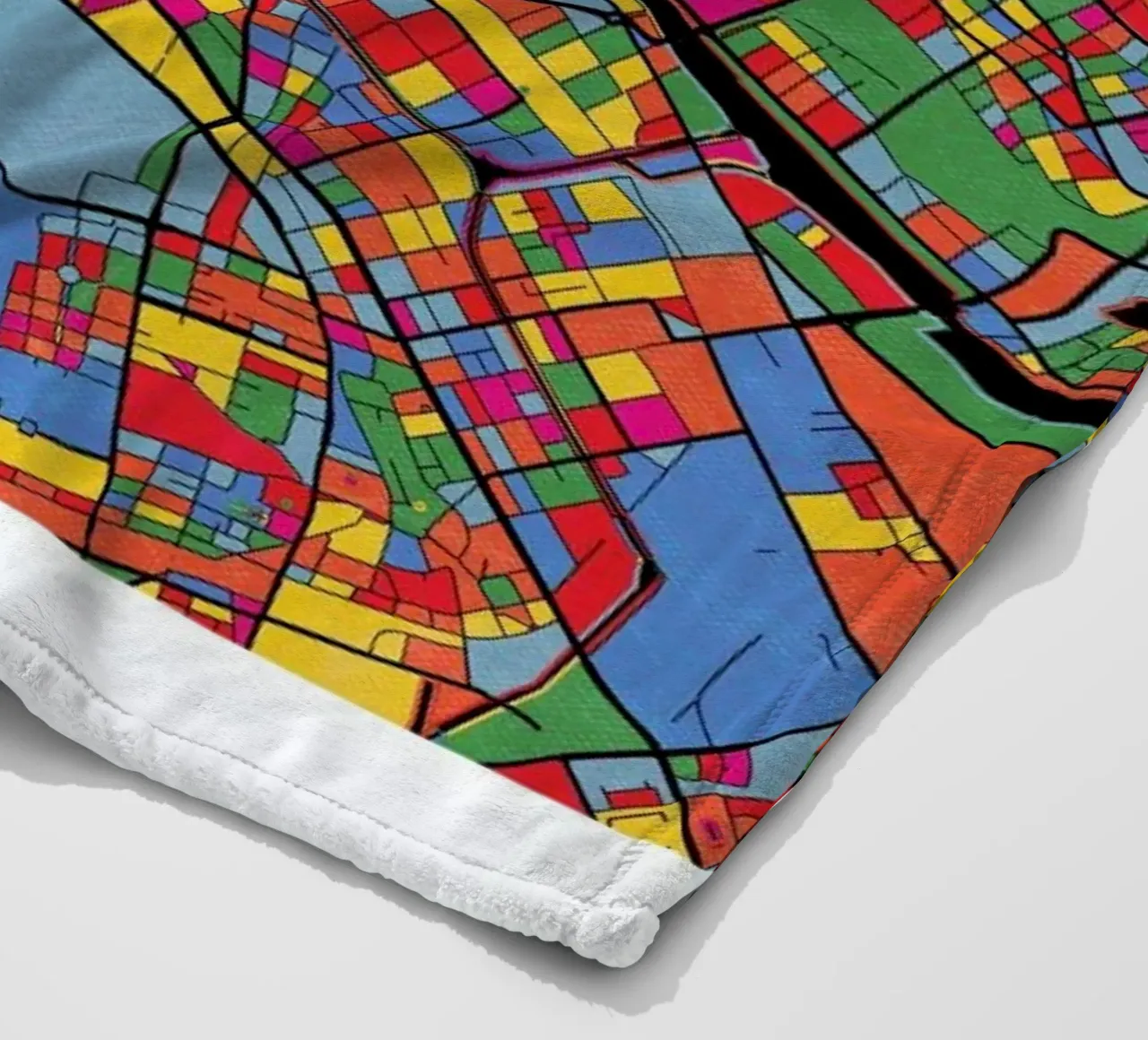 Berlin fleecedeken van The Cartography Collection