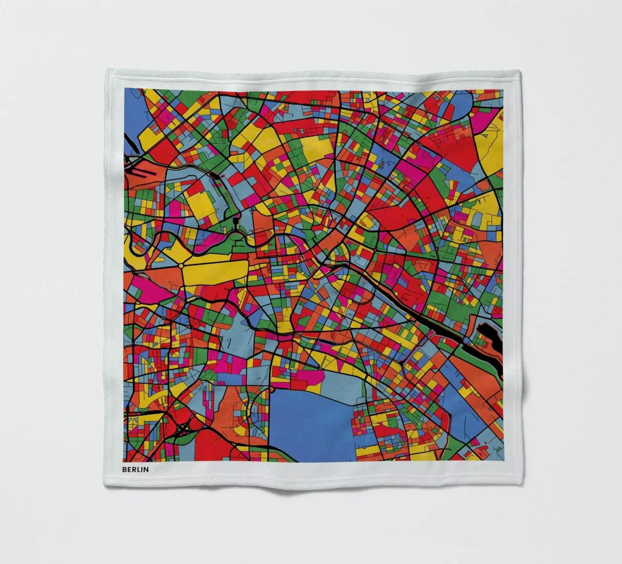 Berlin fleecedeken van The Cartography Collection