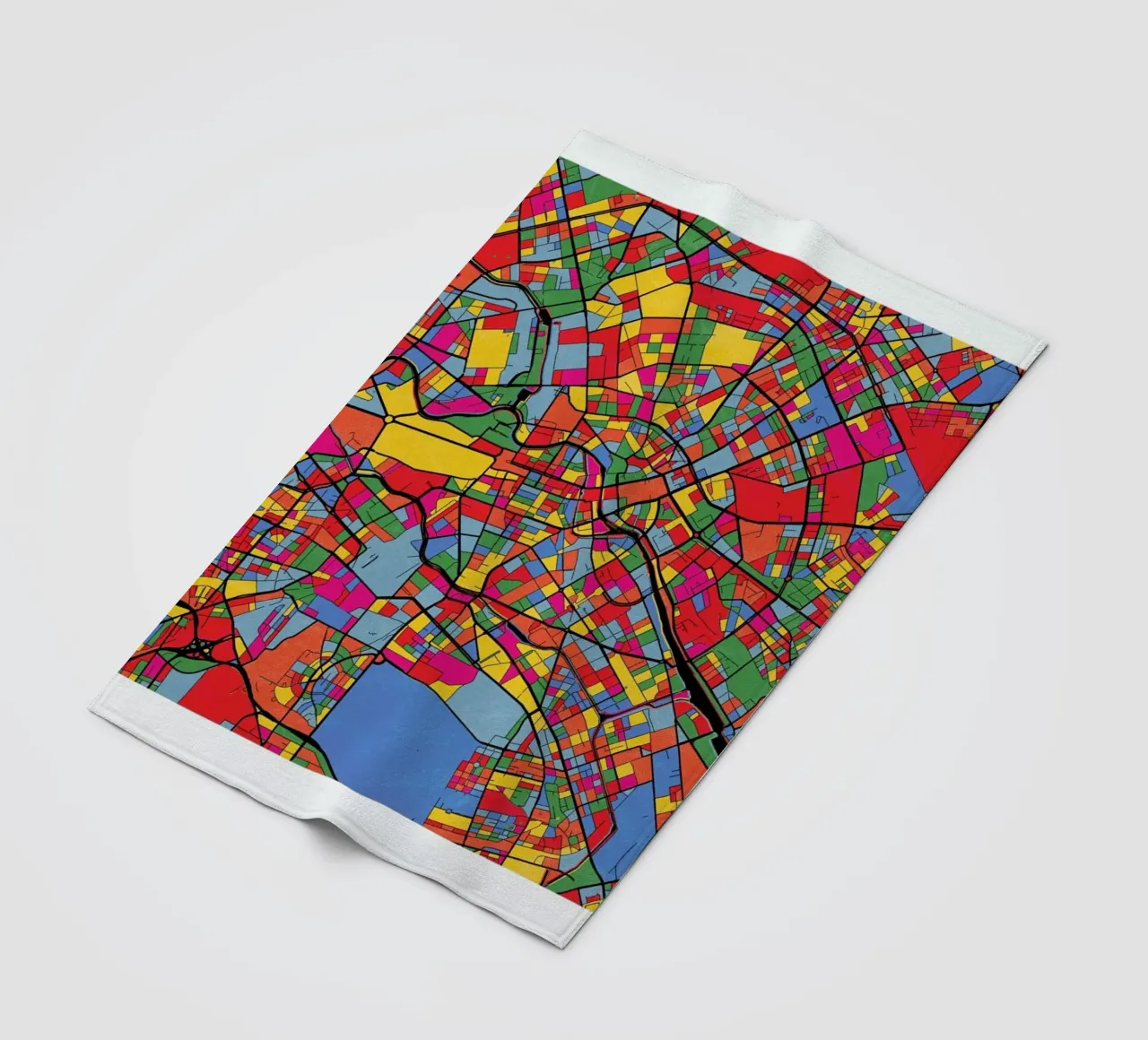 Berlin fleecedeken van The Cartography Collection