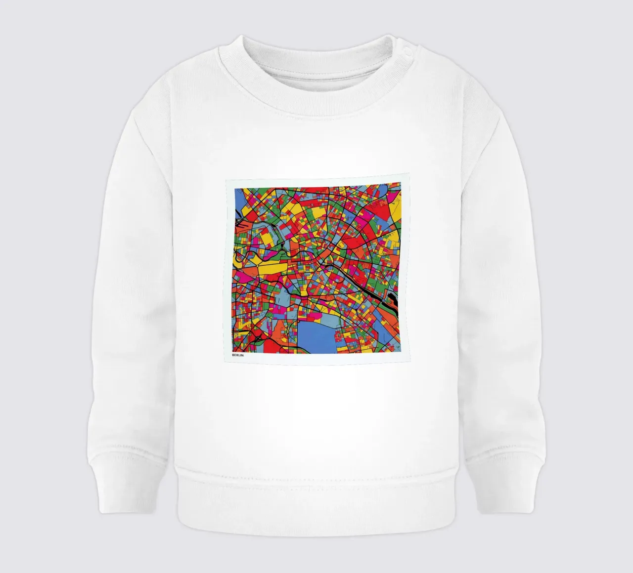 Berlin felpa neonato da The Cartography Collection