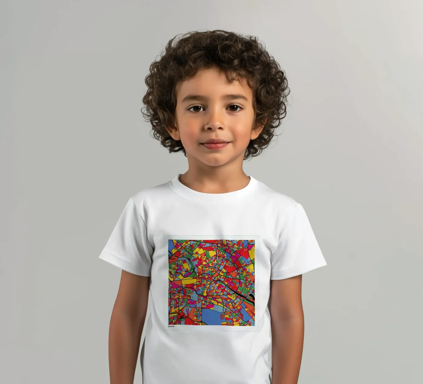 Berlin t-shirt bambini da The Cartography Collection