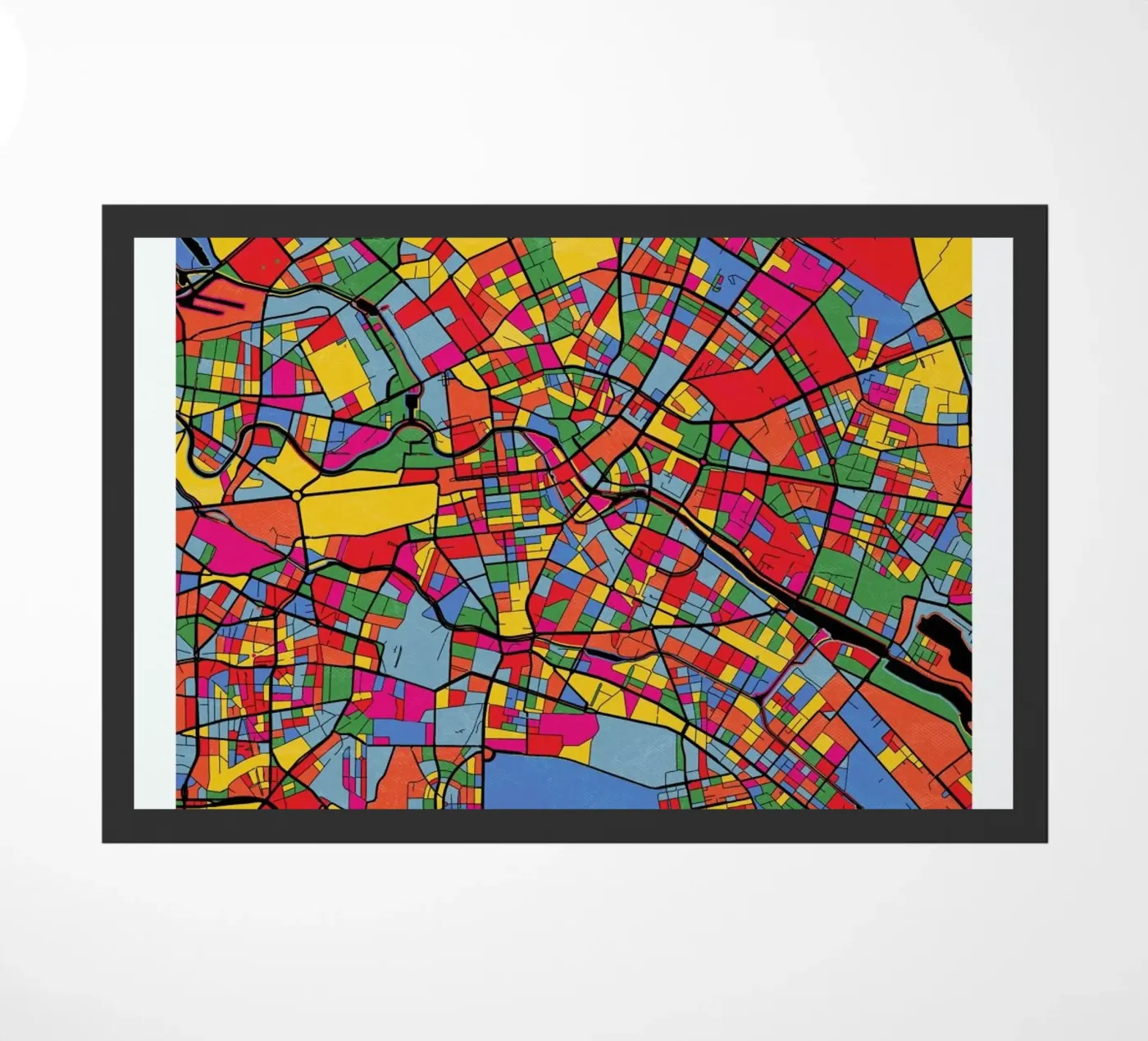 Berlin deurmat van The Cartography Collection