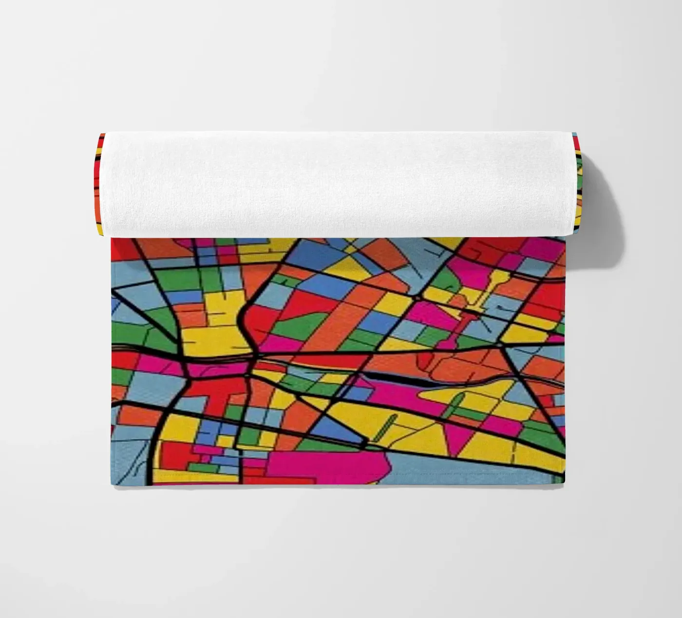 Berlin strandhanddoek van The Cartography Collection