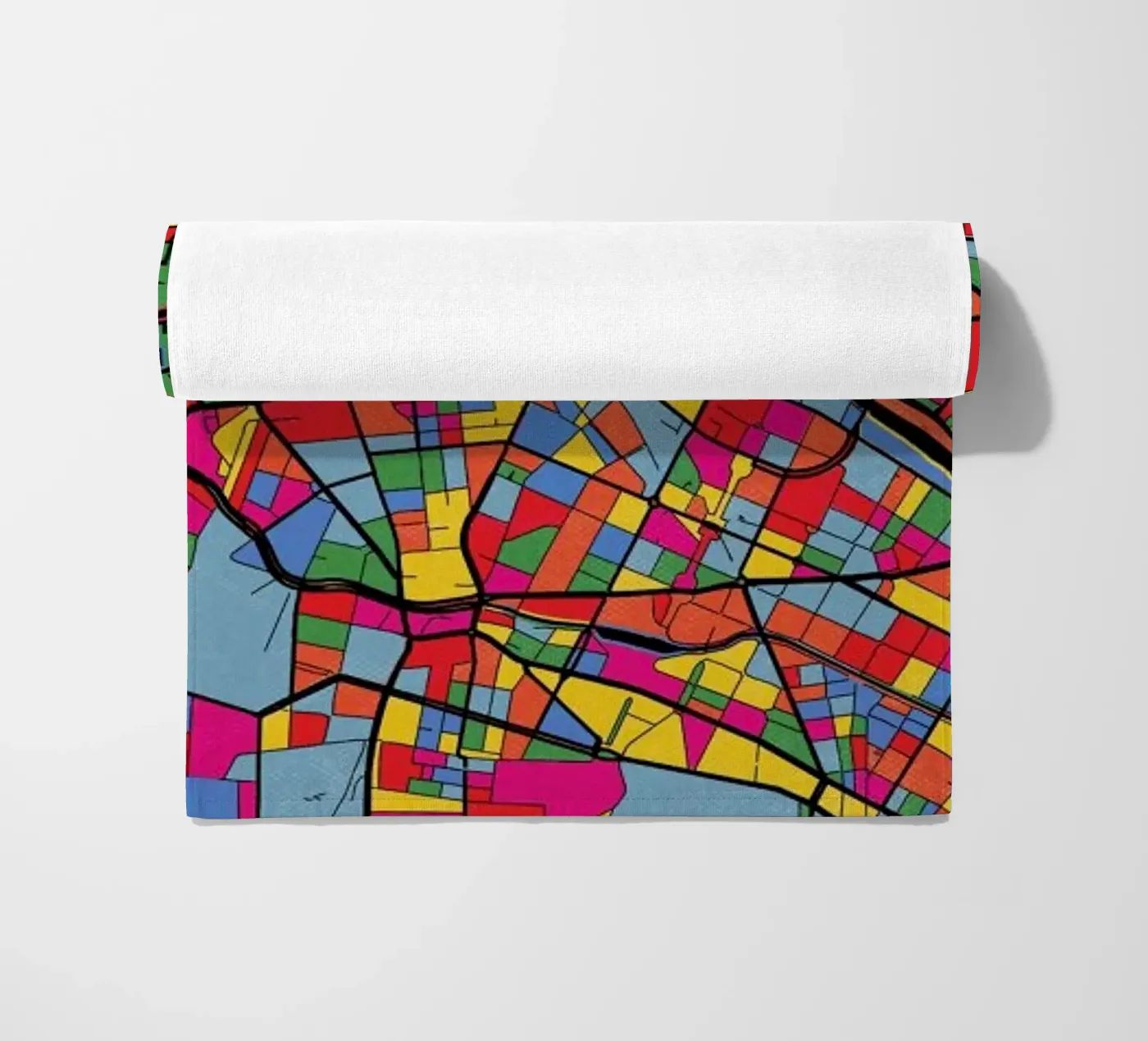 Berlin strandhanddoek van The Cartography Collection